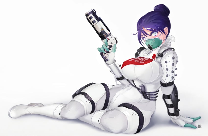 2d apex_legends big_ass big_breasts big_butt big_hips big_thighs bottom_heavy breast_squeeze breast_squish bursting_breasts bursting_butt bursting_clothes clothed dat_ass firearm gigantic_ass gun holding_weapon looking_at_another simple_background skin_tight skin_tight_suit stretched_clothing thick thick_ass thick_hips thick_legs thick_thighs tight_clothes tight_clothing tight_pants tights unknown_artist wraith_(apex_legends) wraith_quarantine_722