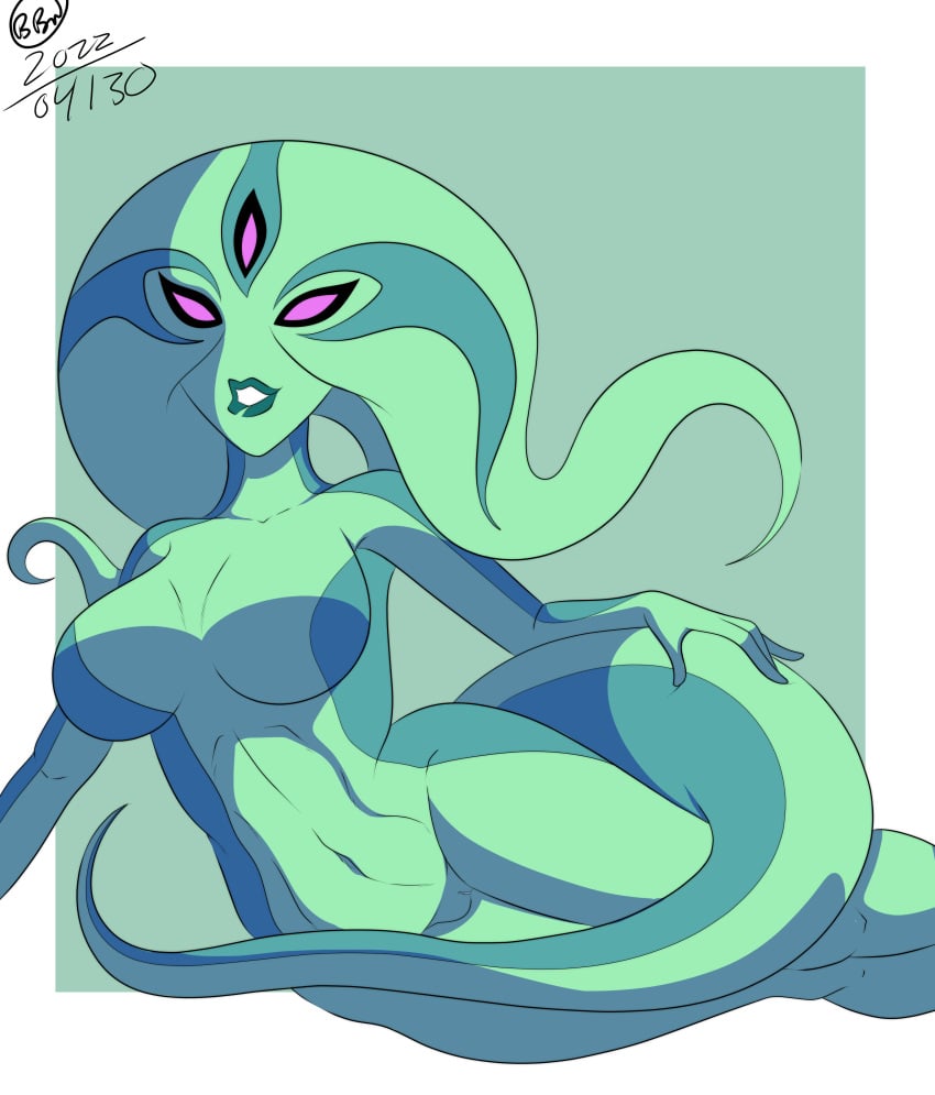 1girls alien alien_girl alien_only ben_10 big_breasts breasts bunbunmuffinart cartoon_network female female_only pussy uxorite xylene