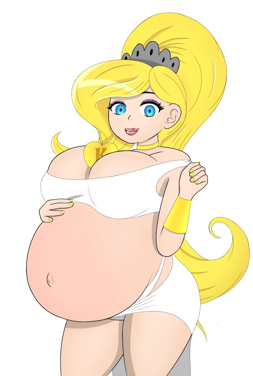 belly big_belly big_breasts blonde_hair breasts eris_(billy_and_mandy) female pregnant shab-eru the_grim_adventures_of_billy_and_mandy