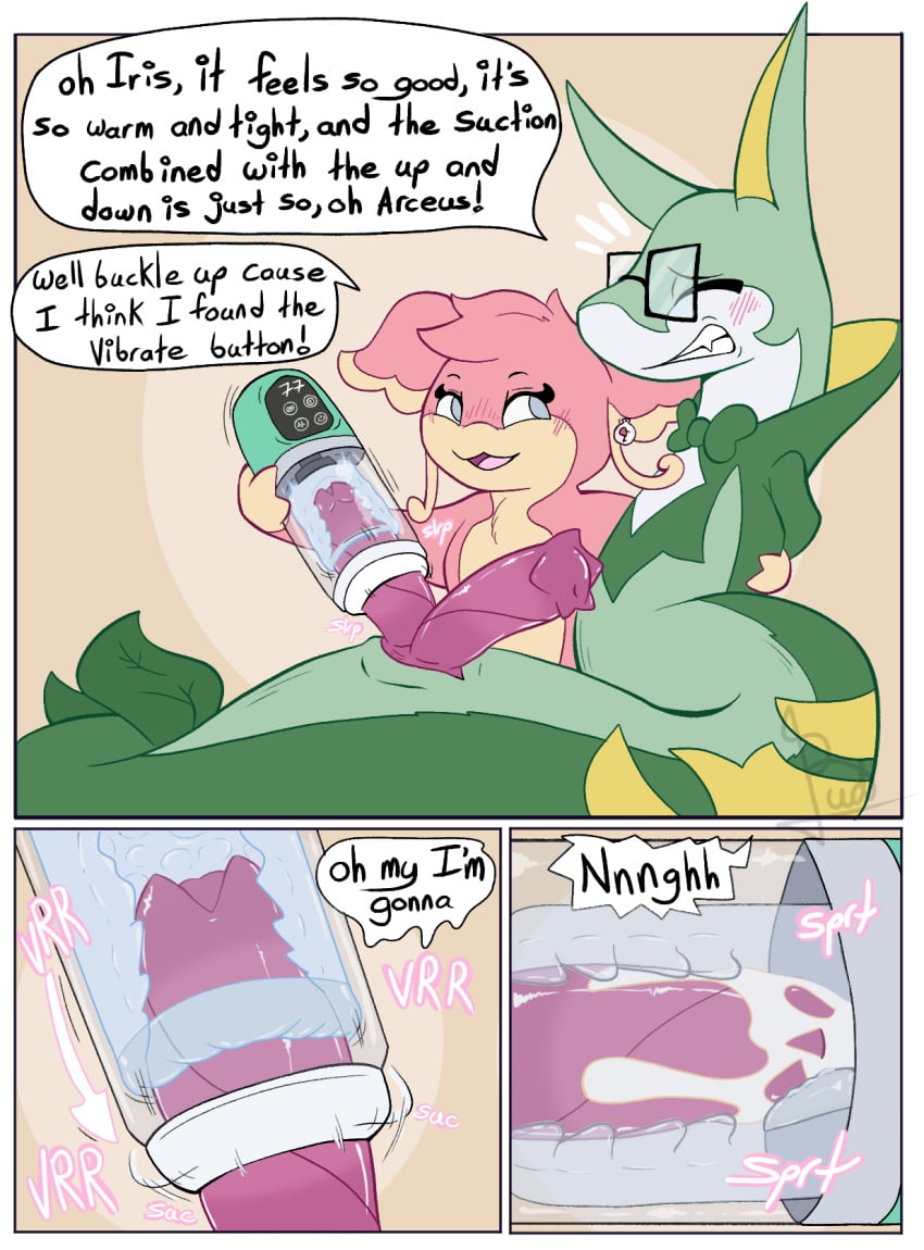 2_penises animal_genitalia animal_penis audino blind blush bodily_fluids clenched_teeth comic cum cum_inside dialogue diphallia diphallism disability duo female feral flowerbud generation_5_pokemon genital_fluids genitals hemipenes hi_res iris_(flowerbud) male male/female multi_genitalia multi_penis nintendo pearlsvibe penetrable_sex_toy penile_spines penis pokemon pokemon_(species) seminal_groove serperior sex sex_toy speech_bubble sponsor teeth toying_partner venus_(flowerbud) vibrating x-ray_view