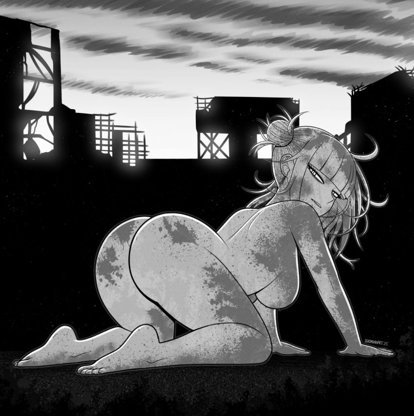 1girls ass breasts dirty female himiko_toga my_hero_academia nude on_knees tagme walkingdeadmann