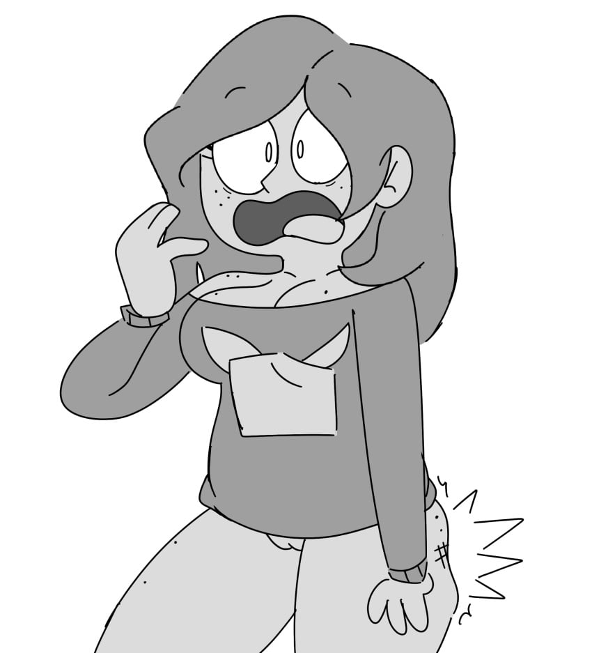 ass_slap cleavage dark_hair exposed_pussy line_art logo no_panties no_pants penny_(snapcube) penny_olivia_parker pussy snapcube spanking spanking_ass surprised surprised_expression sweater twitch youtube youtuber