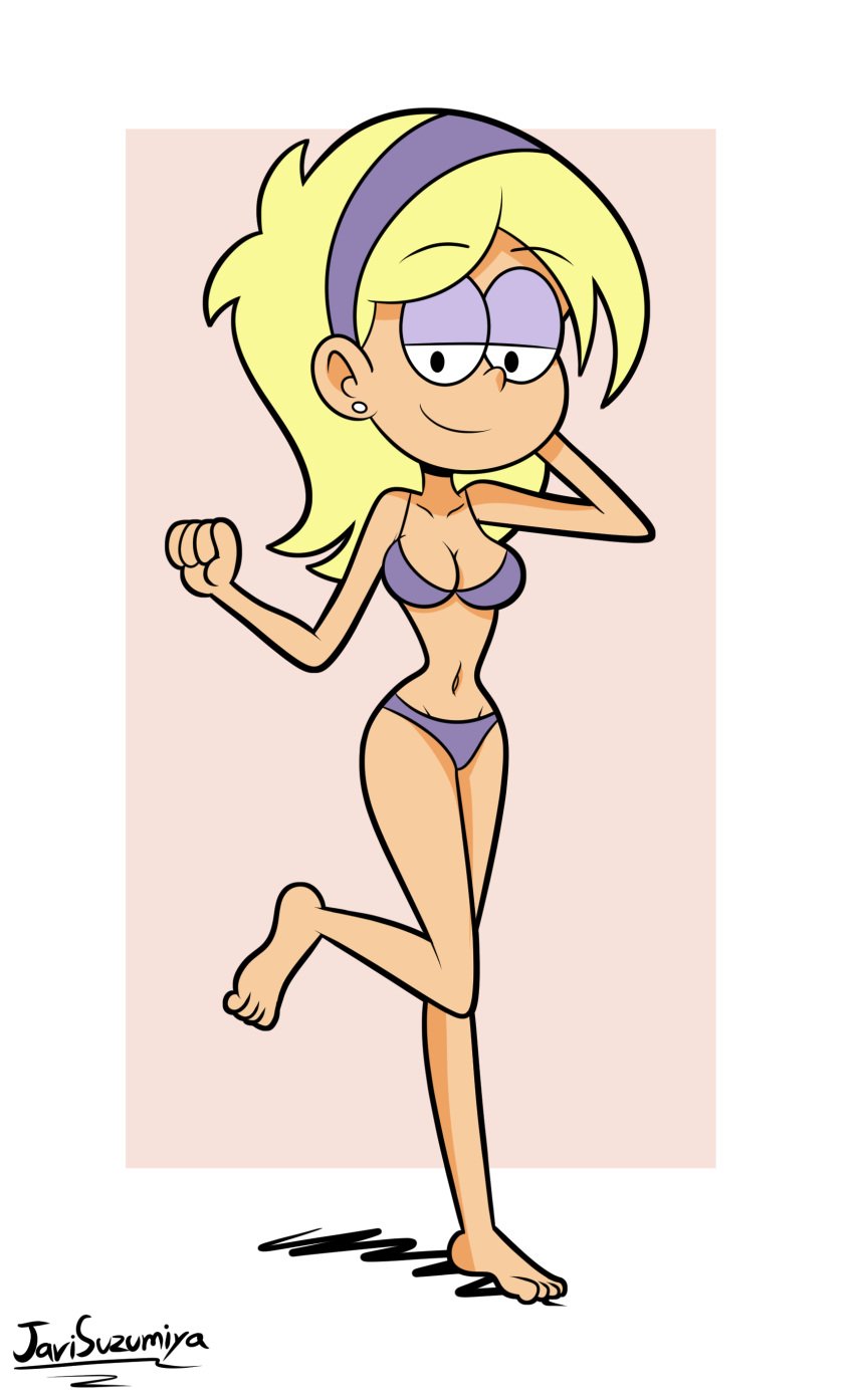 1girls aged_up bikini blonde_hair female female_only javisuzumiya lily_loud older solo solo_female solo_focus the_loud_house