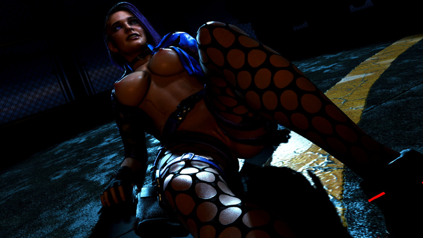 1girls 3d astromons capcom crossover cyberpunk_2077 exhibitionism female female_only jill_valentine jill_valentine_(sasha_zotova) naked nude nude_female pale-skinned_female pussy resident_evil resident_evil_3 resident_evil_3_remake solo