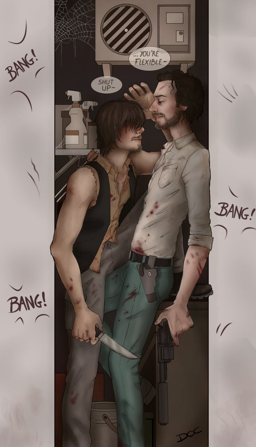 Rick Grimes (The Walking Dead) Rule 34 Image