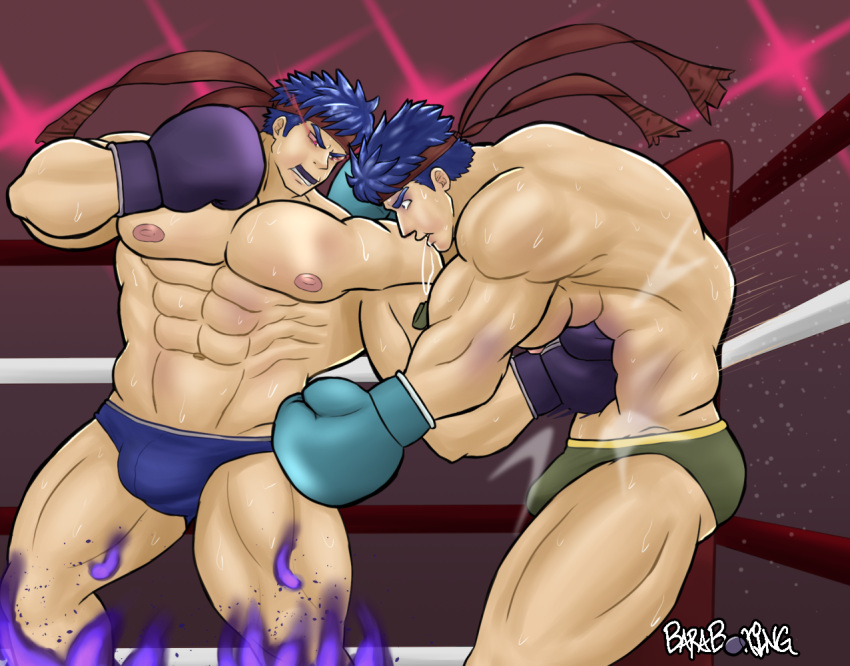 2boys abs baraboxing boxing boxing_gloves corruption dual_persona fight fire_emblem fire_emblem:_path_of_radiance fire_emblem:_radiant_dawn fire_emblem_heroes ike_(fire_emblem) male male_only multiple_boys multiple_persona muscular muscular_male nintendo yaoi