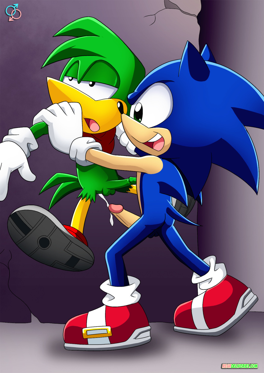 2boys after_anal after_sex ass balls bbmbbf bean_the_dynamite cum cum_in_ass cum_inside gay male male/male male_only mobius_unleashed open_mouth palcomix penis rear_deliveries sega sonic_(series) sonic_the_hedgehog sonic_the_hedgehog_(series) tongue yaoi