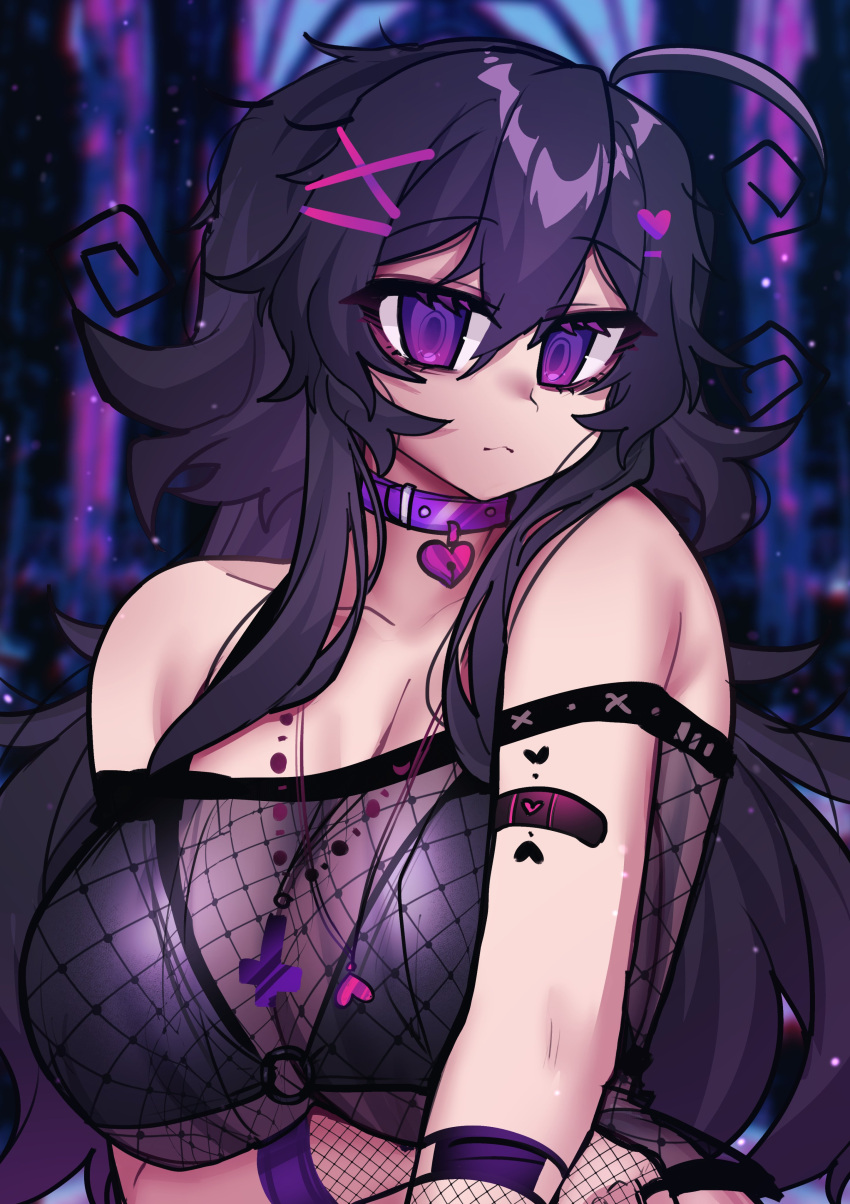 1girls crawling_dreams goth goth_girl lewdweather merryweather messy_hair nyarla_(crawling_dreams) nyarla_(osiimi) osiimi purple_eyes purple_hair