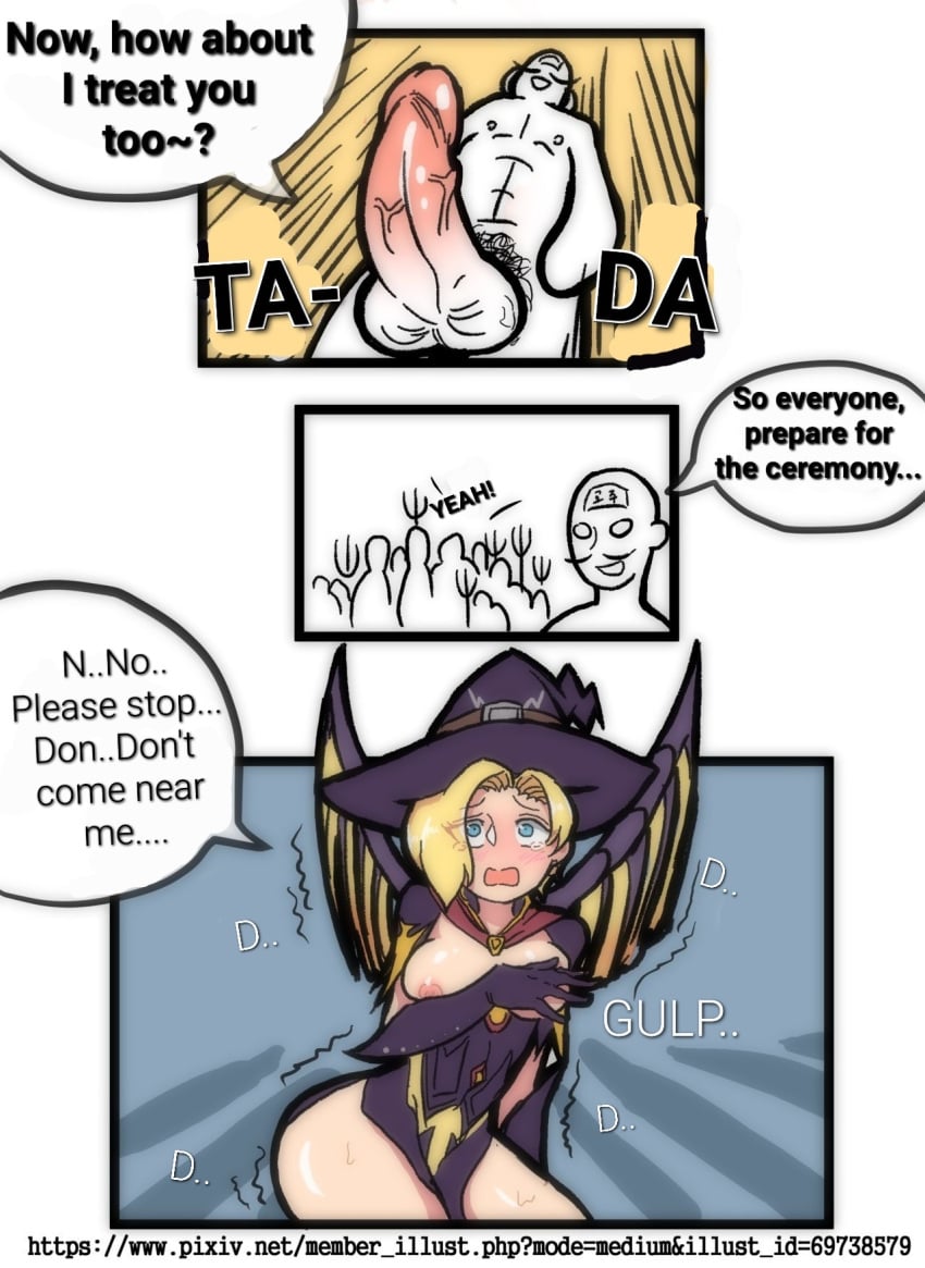 1boy 1boy1girl 1girls 3rd_party_edit ass ass_grab ass_up asshole back_view bad_end blank_background blonde_hair blue_eyes bouncing_breasts bouncing_butt breast_grab breasts breasts breasts_out buff busty busty_female changing_positions cheering comic completely_nude confused confused_look confusion creeeen crowd crowd_watching crying cultist cum cum_in_pussy cum_inside dick doggy_style doggy_style dripping_cum earrings edit edited entering erect_penis erection evil_grin face_on_penis faceless_male female full_nelson gangbang gangrape hairy hairy_male halloween halloween_costume headgear heart held_down held_up heroine_in_trouble insertion male mercy missionary missionary_position missionary_sex mob moustache nipples older_male overwatch panting penetration penis penis_insertion penis_pov penis_with_face pitchfork pixiv ponytail pov precum precum_drip precum_on_penis pubic_hair pulling_hair pumpkin_earrings purification pussy pussy_juice rape raped_by_friend raped_heroine religion revealing_breasts ripped_clothing ritual ritual_sex sex sex_from_behind shaking spread_legs spread_pussy stripped stripped_by_other stripped_naked sweat tears template text text_bubble text_removed textless textless_version this_is_your_life_now tied_hair tied_hands tied_up translated_sfx unwanted_cumshot vagina vaginal_insertion vaginal_penetration veiny_penis white_body white_male witch witch_costume witch_hat witch_mercy x-ray