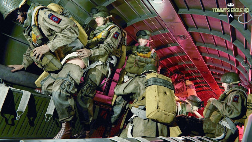 anal anal_sex army blowjob gay gay_male gay_sex group group_sex medal_of_honor_airborne military oral oral_sex orgy soldier soldiers tommys_eagle_hq uniform ww2