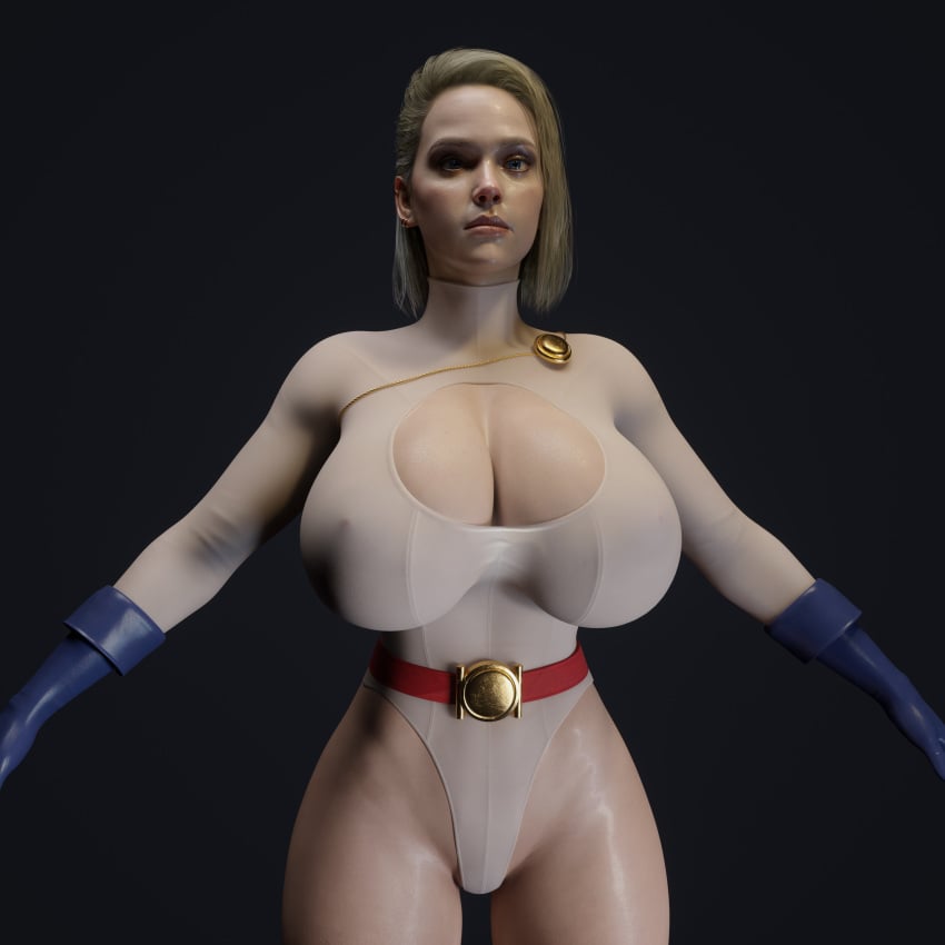 1girls 3d 3d_(artwork) ass big_breasts big_butt blender blender_(software) blonde_hair blue_eyes bob_cut breasts bubble_ass bubble_butt busty curvy cute dc dc_comics hourglass_figure huge_breasts icedev injustice_2 karen_starr large_breasts medium_hair pawg power_girl seductive seductive_look sensual solo solo_female superman_(series) thick thick_ass thick_thighs wide_hips