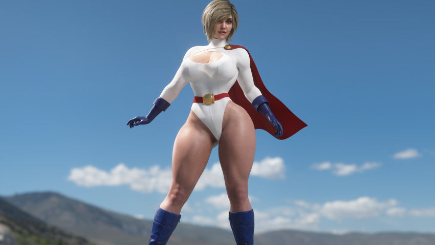 1girls 3d 3d_(artwork) big_breasts blender blender_(software) blonde blonde_hair blue_eyes breasts bubble_ass bubble_butt busty curvy dc dc_comics female female_only hourglass_figure huge_breasts icedev injustice_2 kara_zor-l karen_starr large_breasts pawg power_girl seductive solo superman_(series) thick thick_ass thick_thighs wide_hips