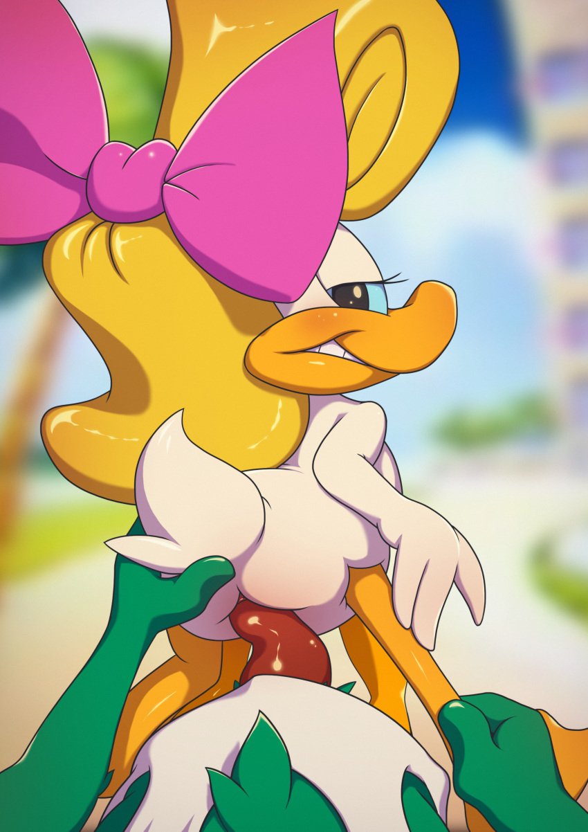 anthro female furry male male/female minum plucky_duck sex shirley_the_loon tiny_toon_adventures warner_brothers