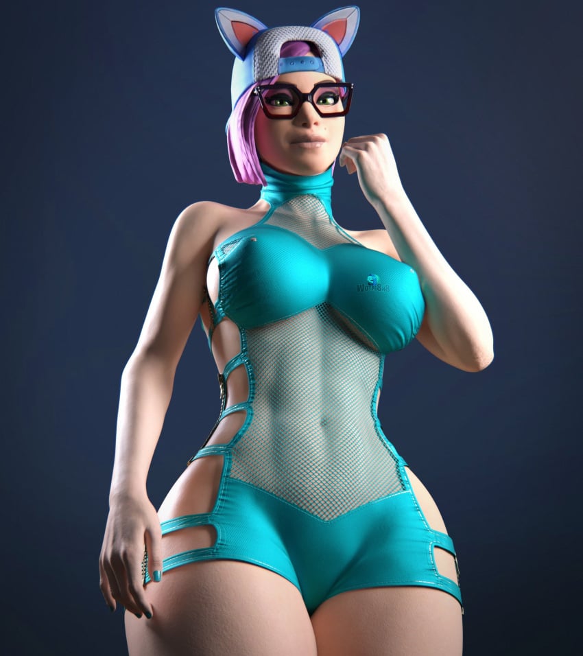 1girls 3d 3d_(artwork) female fortnite fortnite:_battle_royale lynx_(fortnite) wotm8h8