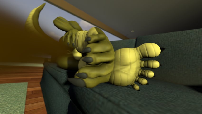 3d_(artwork) 5_fingers 5_toes animal_humanoid anonymous_artist anthro anus apartment ass balls bubble_butt clawed_feet clawed_fingers claws digital_media_(artwork) dragon dragon_humanoid fart fart_cloud fart_fetish feet fingers foot_fetish foot_focus furniture genitals green_body green_skin hand_on_butt hi_res hudson_(zp92) humanoid humanoid_feet humanoid_hands lying lying_on_sofa male male_foot_fetish nude on_side on_sofa plantigrade presenting presenting_anus presenting_hindquarters sofa soles solo source_filmmaker spread_butt spreading tail toe_claws toe_curl toe_scrunch toes