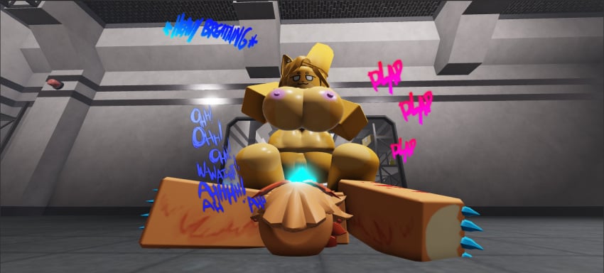 3d artist_request big_breasts big_penis breasts bucket catte_(kaiju_paradise) dagoda_(kaiju_paradise) furry gootraxian kaiju_paradise male/female moaning plap purob_(artist) pussy riding roblox roblox_game robloxian source_request tagme