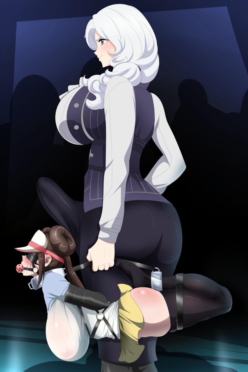 1futa 1girls age_difference arms_behind_back arms_tied_behind_back ass ball_gag balls being_carried big_ass big_breasts big_penis blindfold blue_eyes breasts brown_hair captured captured_girl carried carrying clothed clothed_erection clothed_futanari clothing collar commission crossover crying dubious_consent eastern_and_western_character ed-jim erect_nipples_under_clothes erect_penis erection female femsub fully_clothed futa_giantess futa_on_female futadom futanari gag gagged giantess giantess_futanari height_difference huge_breasts huge_cock human human_luggage imminent_rape imminent_sex large_ass large_breasts large_penis larger_futanari light-skinned_female light-skinned_futanari light_skin massive_breasts milf mini_giantess mouth_gag older_female penis pokemon pokemon_bw2 questionable_consent rosa_(pokemon) rwby short_skirt size_difference slave smaller_female standing stockings tears tenting visible_nipples white_hair willow_schnee younger_female