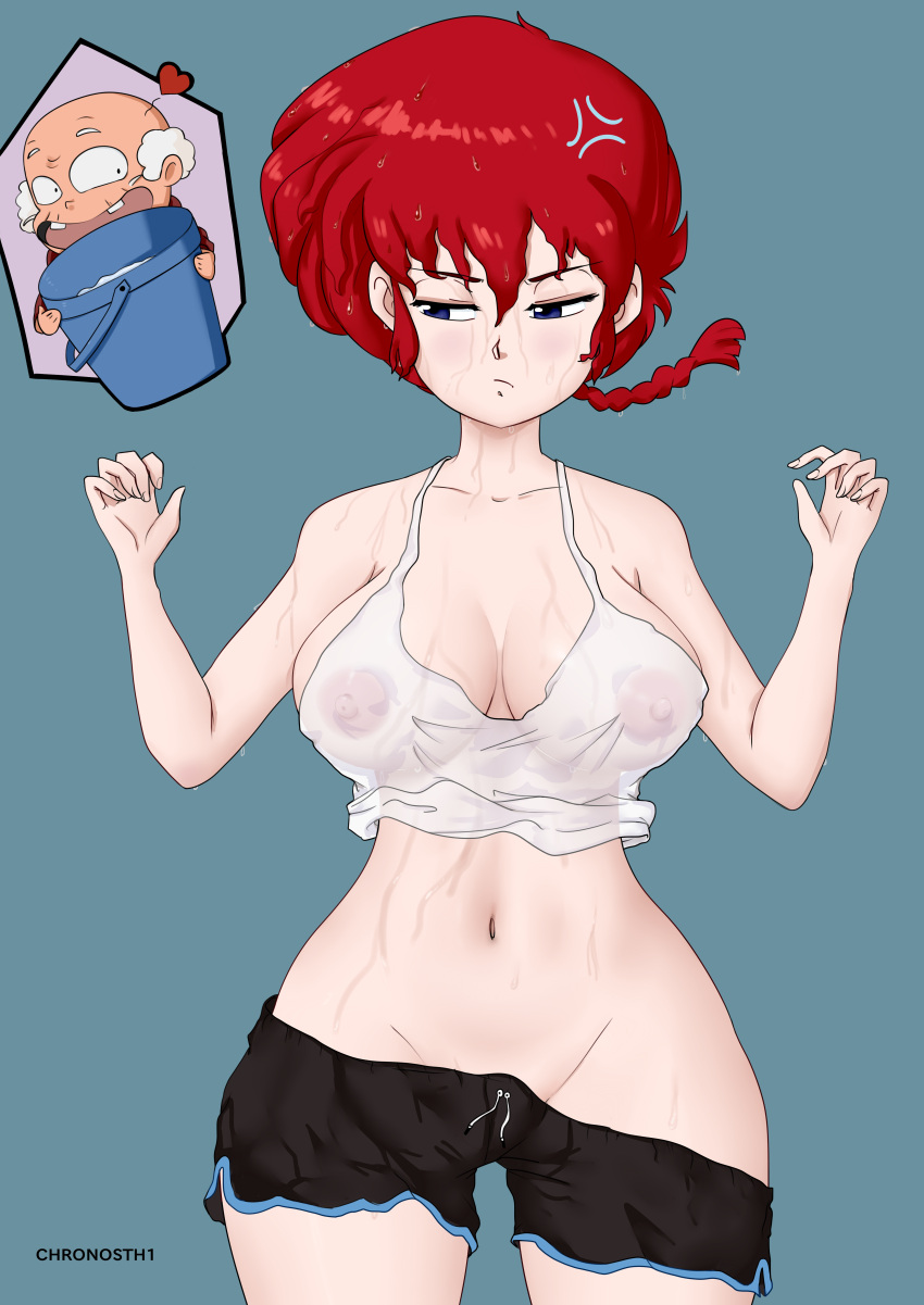 1boy 1girls deviantart fanbox_reward female female_focus gummslime gumroad happosai male patreon ranma-chan ranma_1/2 ranma_saotome solo_focus tagme