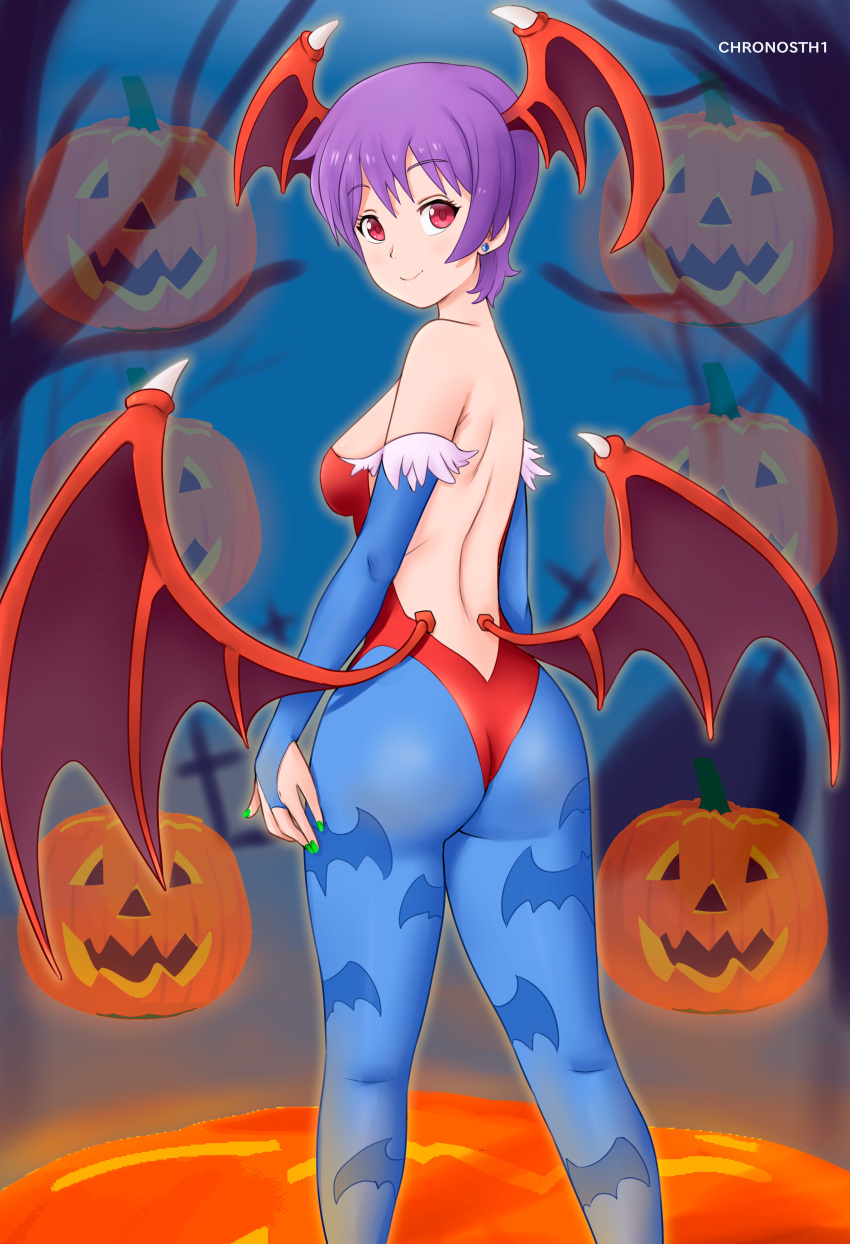 darkstalkers deviantart fanbox_reward gummslime gumroad halloween lilith_aensland patreon succubus