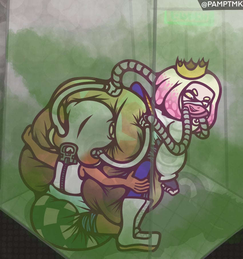 boots crown diaper diaper_fetish diapersuit fart hose hosesuit mask pamptmk pearl_(splatoon) scat soiling splatoon splatoon_(series) splatoon_2 tagme