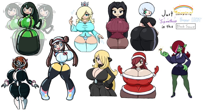 boku_no_hero_academia cynthia_(pokemon) erza_scarlet fairy_tail gold500050 gwain_saga hourglass_expansion hourglass_figure huge_ass huge_breasts inanimate_transformation inflatable inflatable_transformation luna_(gwain_saga) mario_(series) multiple_females my_hero_academia ochako_uraraka original_characters pokemon princess_rosalina robot_girl robotization rosa_(pokemon) super_mario_galaxy tsuyu_asui