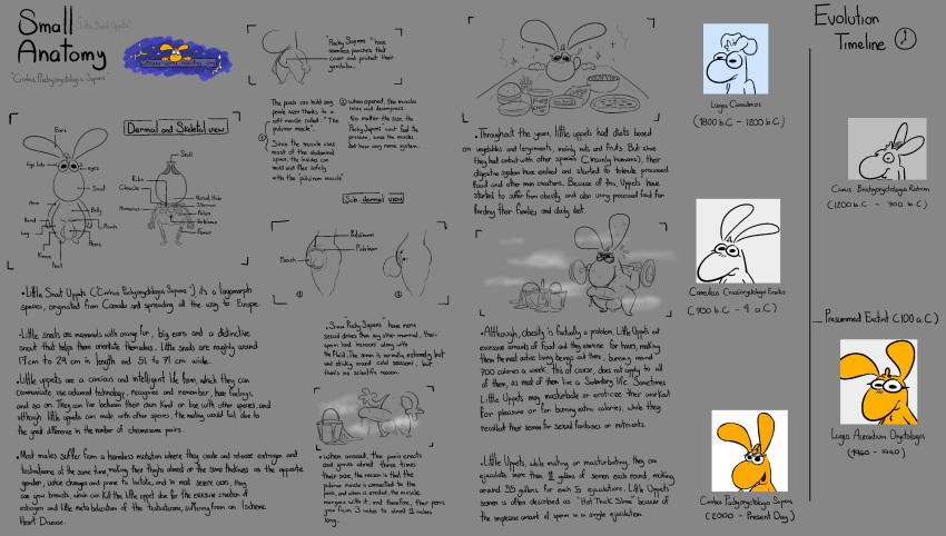 absurd_res ambiguous_gender anatomy anatomy_chart anthro ass balls belly big_and_small_house_(cbeebies) big_balls big_butt big_penis bodily_fluids bucket chart container crouching cum cum_in_bucket cum_in_container dripping exercise flaccid food front_view genital_fluids genitals hi_res humanoid male penis precum precum_drip shiaawtheharmless side_view small_(cbeebies) solo sweat teapot_(body_type) thick_thighs weightlifting workout