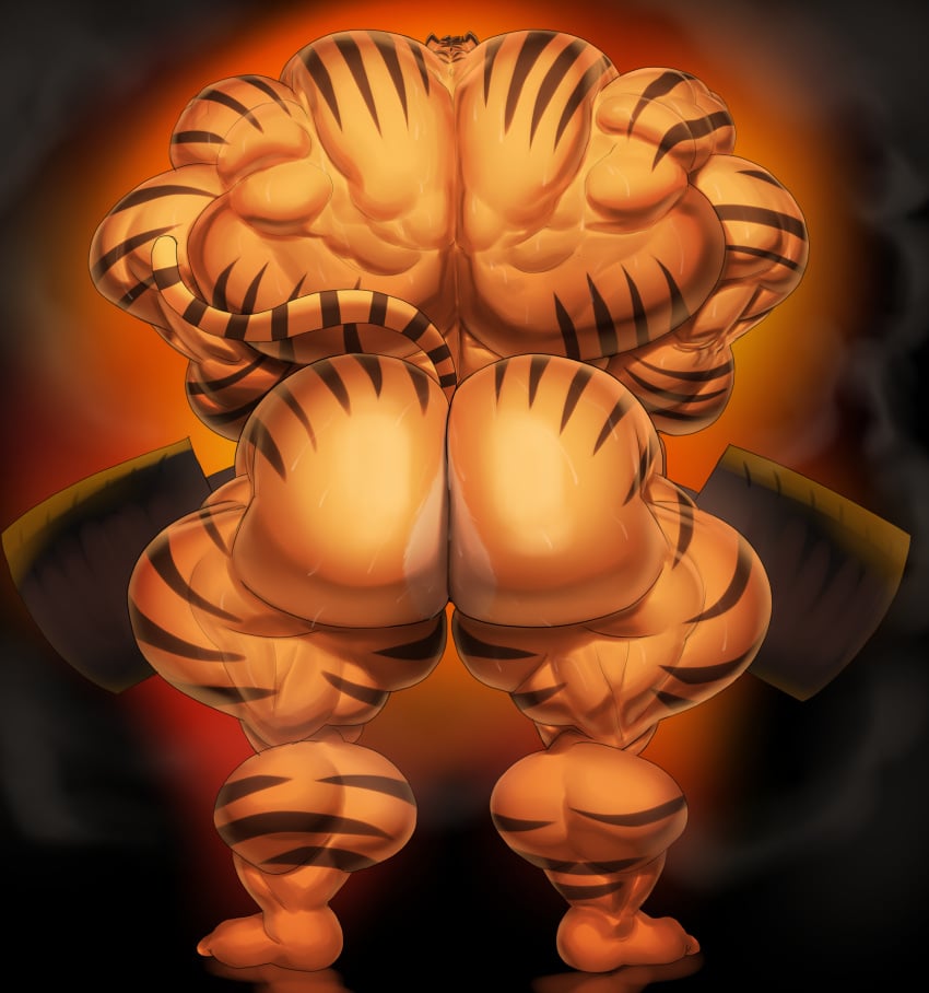 bodybuilder bubble_butt deadlift fat_ass furry gay justmegabenewell lifting_weights male male_only muscles muscular muscular_arms muscular_ass muscular_back muscular_calves muscular_male musk sweat sweating tiger