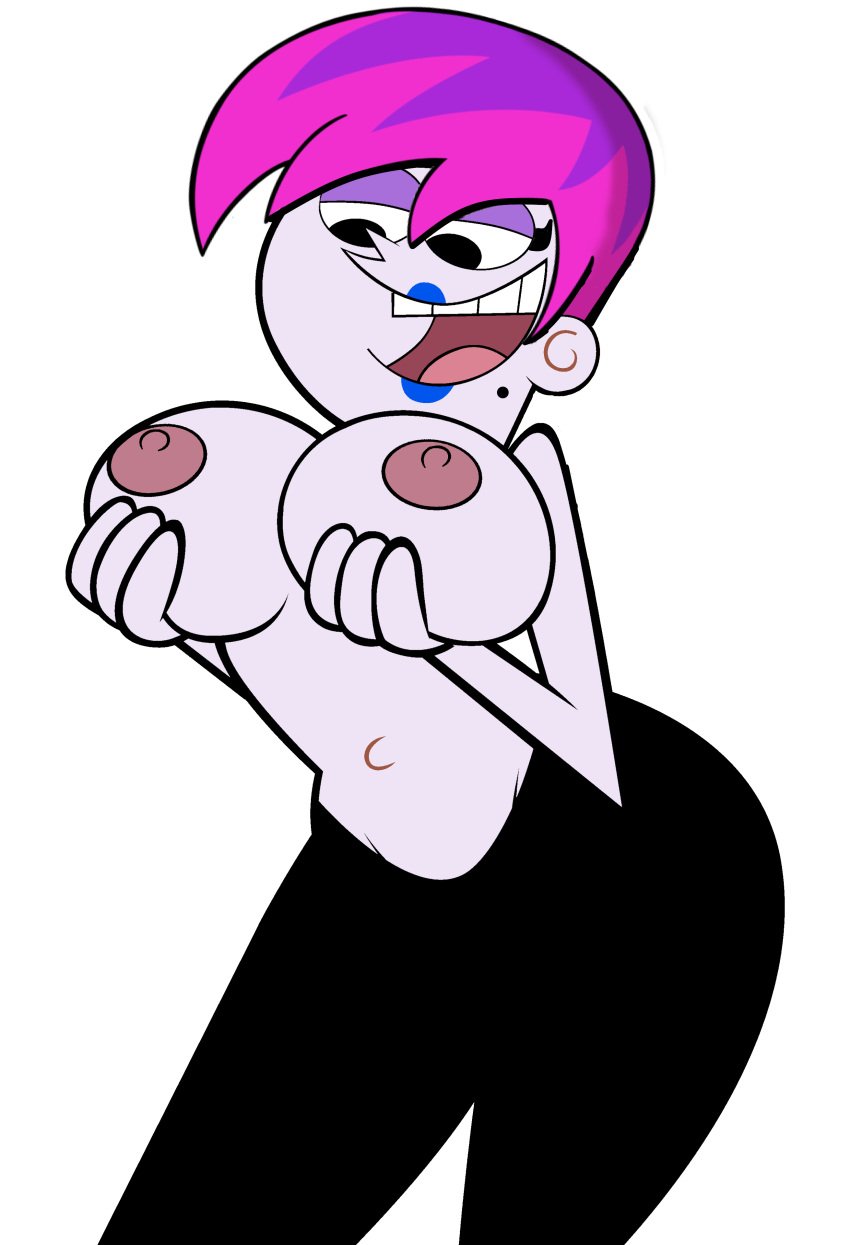 disney disney_xd edit female_only hildy_gloom nipples simple_background the_7d topless topless_female