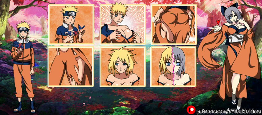 2022 97tsukishima breast_expansion crossover female gender_transformation genderswap genderswap_(mtf) hair_color_change hair_growth identity_death large_breasts marvelous mtf_transformation naruko naruto naruto_(classic) naruto_(series) rule_63 senran_kagura shounen_jump skin_color_change thick_thighs thigh_expansion transformation transformation_sequence uzumaki_naruto wide_hips yumi_(senran_kagura)