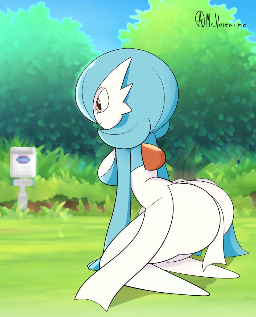 ass big_ass big_butt gardevoir mr_valentine00 pokemon pokemon_(species)