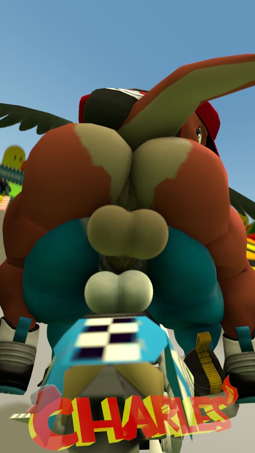 . 3d 3d_(artwork) anal anal_sex anthro anthro_on_anthro anthro_only anthro_penetrated anthro_penetrating anthro_penetrating_anthro anthrofied balls ballsack bottomless bottomless_male charles_charmeleon_(oc) charlescharmele charmeleon erect_penis erection gay gay_sex light_blue_yoshi male male/male male_only male_penetrated male_penetrating male_penetrating_male mario_(series) mario_kart muscular muscular_anthro muscular_male nintendo on_bike on_vehicle penetration penis penis_out pokémon_(species) pokemon sfm source_filmmaker yoshi