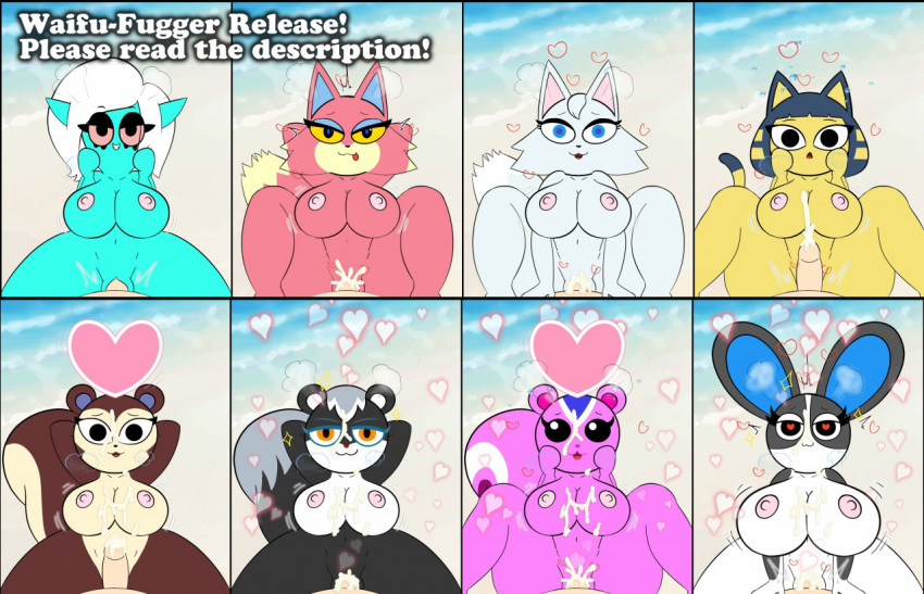 animal_crossing ankha astrolonaut breasts bunny cum cum_in_pussy cum_inside cum_on_body cum_on_breasts cum_on_face cum_shot cum_splatter dotty_(animal_crossing) freya_(animal_crossing) glasses heart heart-shaped_pupils human_on_anthro male_human/female_anthro male_on_anthro nintendo nipples peanut_(animal_crossing) pecan_(animal_crossing) penis rabbit sex squirrel tasha_(animal_crossing) unseen_male_face whitney_(animal_crossing) wolf year_request