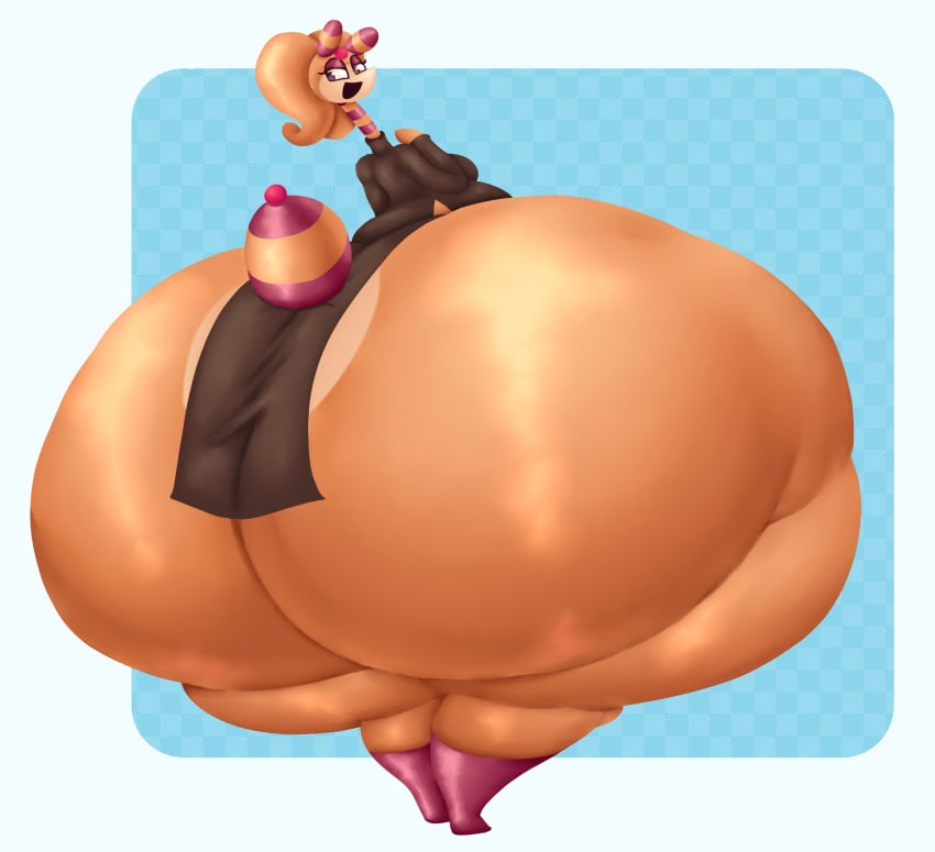 1girls 2023 2_tone_skin ampharos anthro ass ass_built_seperately barely_clothed big_ass boots bottom_heavy breathotter bubble_butt clothed colossal_ass enormous_ass fat_ass fat_thighs female female_focus female_only female_pokemon gigantic_ass goodra hi_res huge_ass huge_thighs hyper_ass hyper_thighs large_ass looking_back marinenaut massive_ass nintendo olivia_(mr_otter_breath) original original_character pokémon_(species) pokemon pokemon_(species) shiny_skin simple_background small_tail solo thick_thighs thighs voluptuous wide_hips