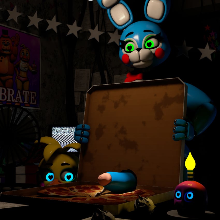 1boy 1boy1girl 1girl 1girls anthro anthro_only avian blue_eyes blue_skin bunny bunny_ears bunny_tail chicken cinema4d cinema_4d cock cupcake cupcake_(fnaf) desk dick female five_nights_at_freddy's five_nights_at_freddy's_2 food fur furry furry_only galliform gallus_(genus) green_eyes heart heart-shaped_pupils imminent_sex looking_at_penis male male/female neobear_entertainment neobear_entertainment_(artist) penis penis_out pizza pizza_box rabbit rabbit_ears rabbit_humanoid showing_penis toy_bonnie_(fnaf) toy_chica_(fnaf) yellow_skin