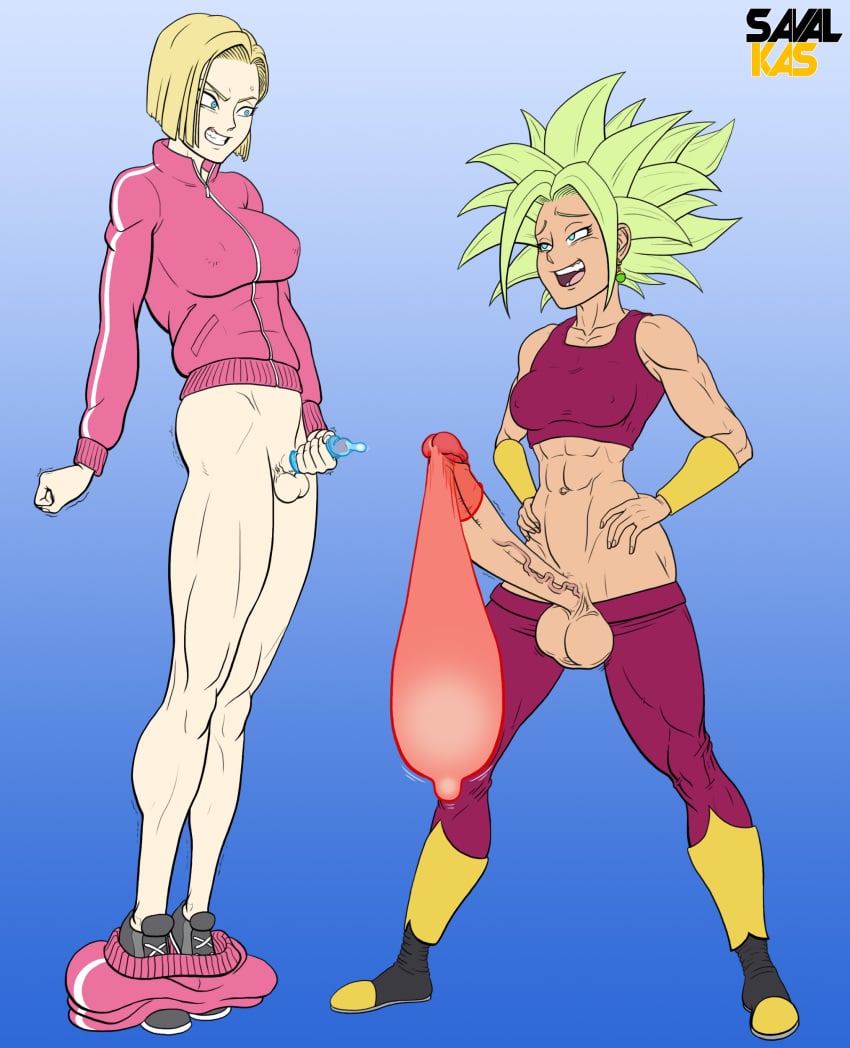 2futas android_18 ass balls big_balls big_breasts big_penis big_testicles blonde_hair bottomless breasts clothed clothing comparing_penis comparison competition condom condom_balloon condom_filling condom_on_penis dick dragon_ball dragon_ball_super dragon_ball_z duo excessive_cum filled_condom futa_only futanari green_hair gritted_teeth gritting_teeth hands-free hands_on_hips handsfree_ejaculation huge_balls huge_breasts huge_cock huge_testicles human jacking_off jerkingoff kefla large_balls large_breasts large_penis large_testicles larger_futanari laugh laughing light-skinned_futanari light_skin masturbation mostly_clothed muscular muscular_futanari open_mouth pale-skinned_futanari pale_skin pants_down partially_clothed penis penis_comparison penis_size_difference savalkas size_difference small_balls small_penis small_penis_futa small_penis_humiliation small_testicles smaller_futanari standing standing_on_tip_toes sweat sweatdrop tan teeth_clenched testicles testicles_clench veiny_penis