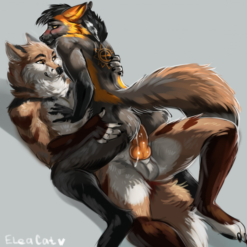 2022 anal anal_sex anthro anthro_on_anthro anthro_penetrated anthro_penetrating anthro_penetrating_anthro black_body black_fur black_hair brown_body brown_fur canid canine digital_media_(artwork) duo eleacat fox fur hair hi_res male male/male male_penetrated male_penetrating male_penetrating_male mammal penetration sex