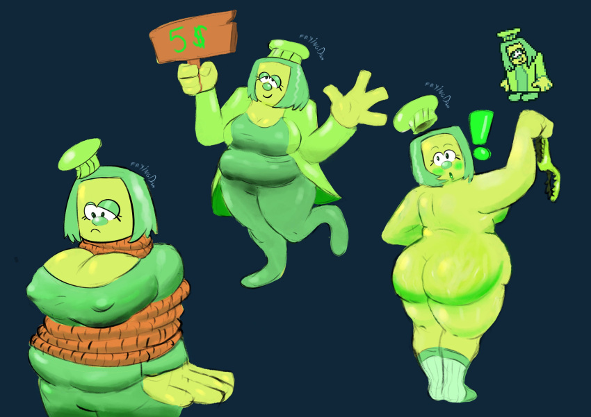 Green (Deltarune) Rule 34 Image
