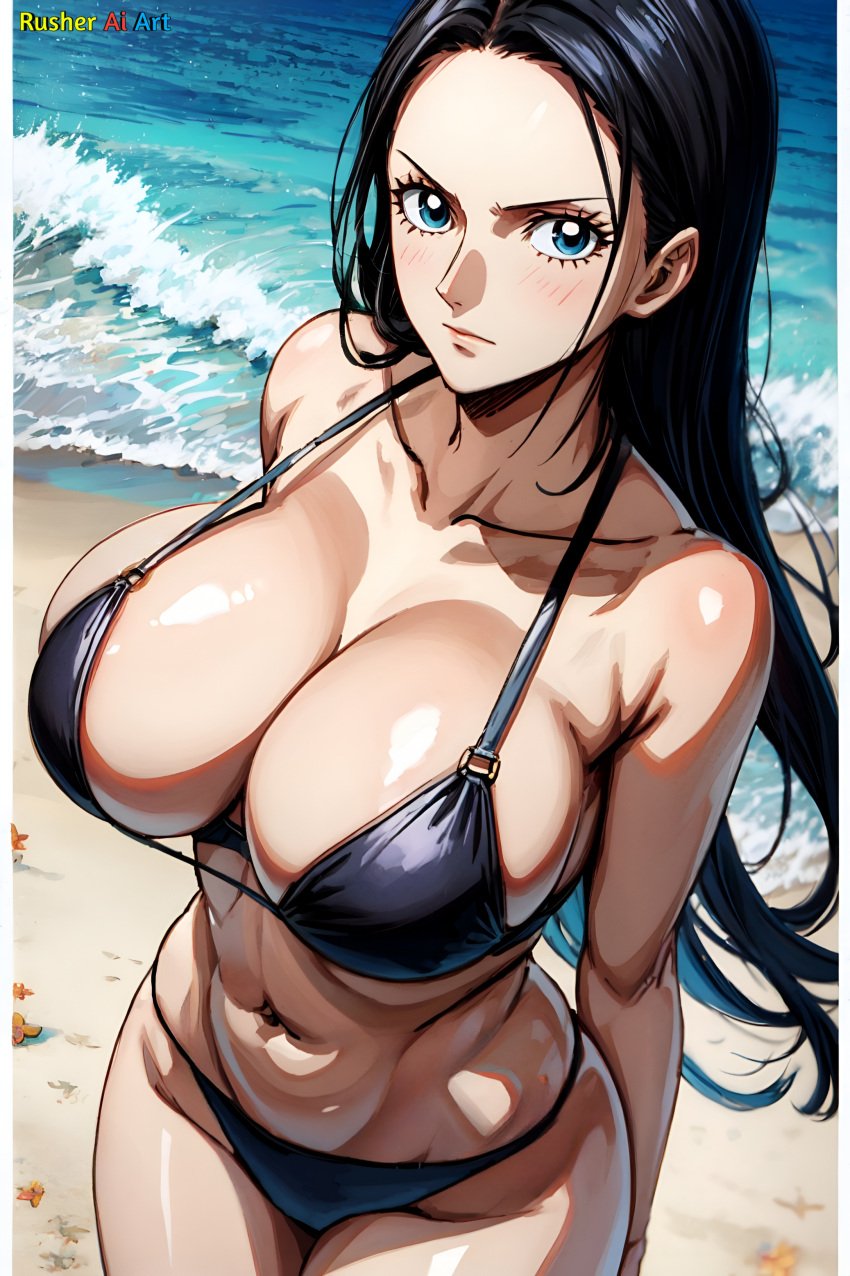 ai_generated bikini female female_only nico_robin one_piece rusher_ai_art