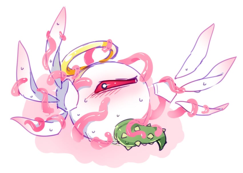 02_(kirby) 1boy 2024 2d 2d_(artwork) angel artist_request blush green_penis jpg kirby_(series) kirby_64 kirby_64:_the_crystal_shards nintendo one_eye penis png red_eyes tagme white_background white_body wings