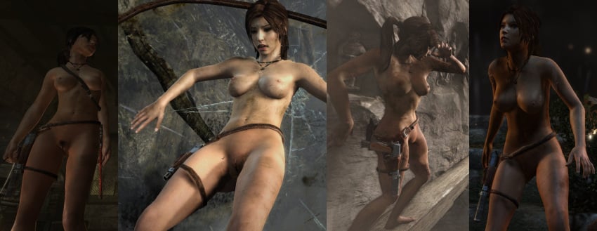 breast breasts chris_hopers game_mod game_screenshot lara_croft not_ai_generated nude_mod pussy screenshot tomb_raider vagina