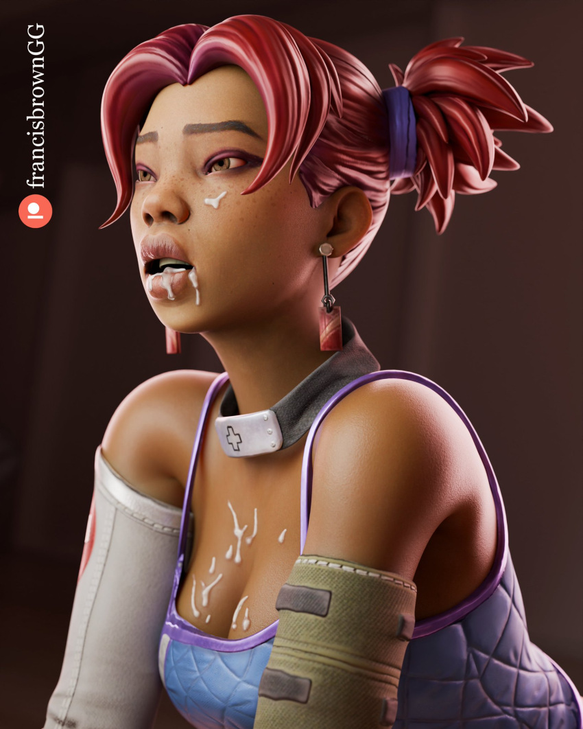 1girls 3d ajay_che apex_legends big_breasts breasts brown-skinned_female brown_body brown_skin bust busty chest cum cum_on_breasts cum_on_face curvaceous curvy curvy_figure dark-skinned_female dark_skin digital_media_(artwork) female female_focus francis_brown hourglass_figure human large_breasts legs lifeline_(apex_legends) mature mature_female respawn_entertainment voluptuous