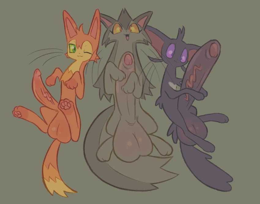 big_balls feral firestar_(warriors) giant_penis graystripe_(warriors) labbit1337 ravenpaw_(warriors) thick_penis uncut warriors_(cats)