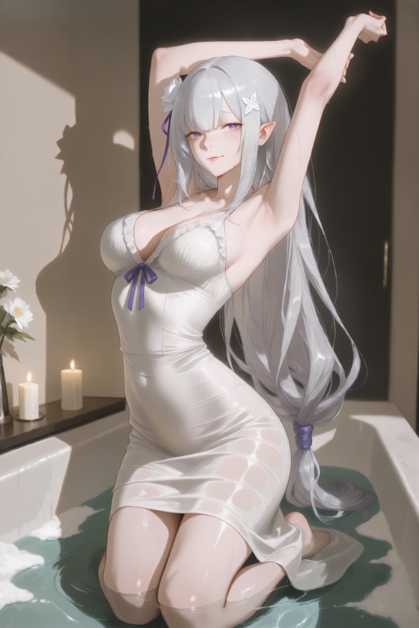 Emilia (Re:Zero) Rule 34 Image