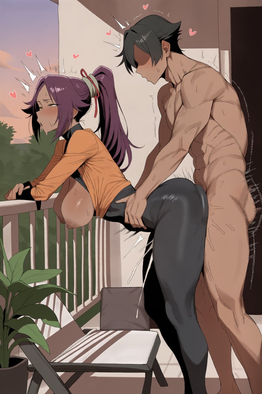 Shihouin Yoruichi (Bleach) Rule 34 Image