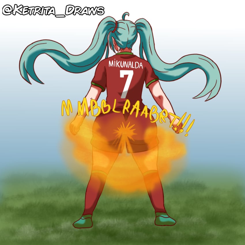 Cyan Hair Rule 34 Image