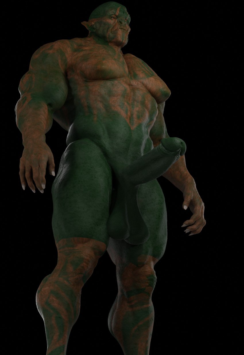 1boy 3d 3d_(artwork) big_areola big_ass big_balls big_breasts big_butt big_muscles big_nipples big_pecs big_penis big_thighs blender blender_(software) cut erect_penis erection fat_ass front_view full_body green_skin heavy_balls hi_res high_resolution highres large_ass large_breasts large_penis low-angle_view low_hanging_balls low_hanging_testicles male male_only muscle muscles muscular muscular_arms muscular_legs muscular_male muscular_thighs nipples orc orc_male original_artwork pecs pectorals png red_eyes shiny_skin solo solo_male stocky testicle testicles thick_ass thick_body thick_hips thick_penis thick_thighs uncensored war_paint warrior