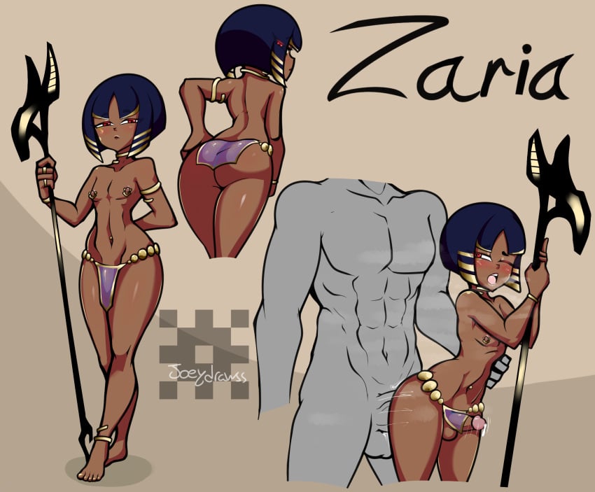 2boys anal anal_sex ass blush bracelet dark-skinned_femboy dark-skinned_male dark_skin egyptian egyptian_clothes erect_while_penetrated erection feet femboy gay homosexual jewelry joeydrawss loincloth nipple_piercing nipples open_mouth short_hair staff tagme zaria