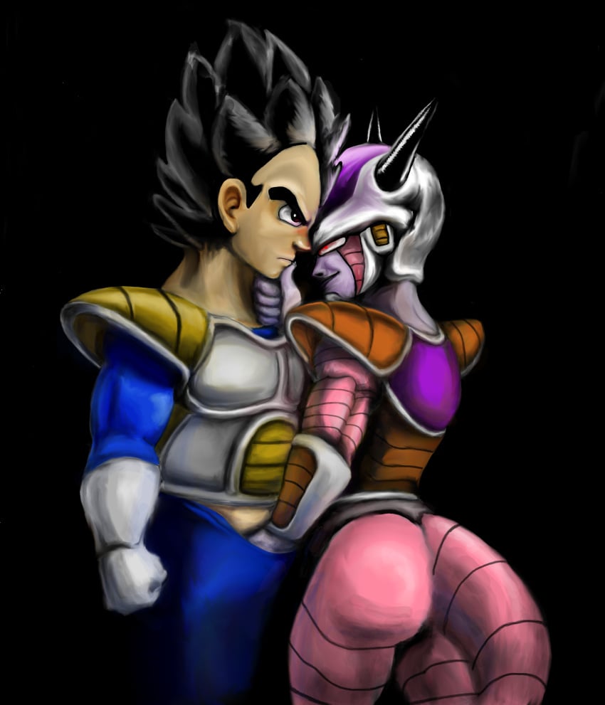 domination dragon_ball dragon_ball_z frieza gay male male_only sex spankeror vegeta yaoi