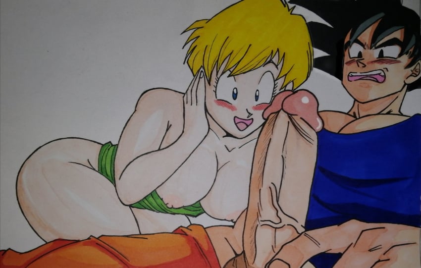 big_penis dragon_ball dragon_ball_super dragon_ball_z erasa saiyan son_gokhan6 son_goku surprise surprised