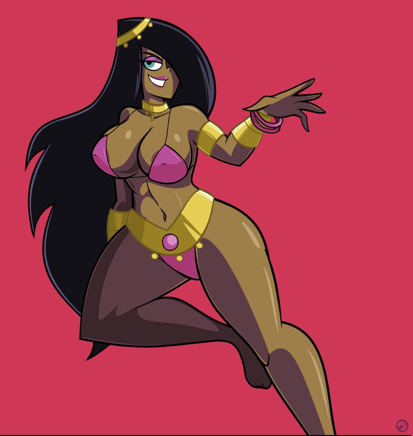 1girls arabian athletic athletic_female big_breasts black_hair blue_eyes bracelet bracelets breasts brown_body brown_skin bust busty cleavage curves curvy danny_phantom desiree female ghost ghost_girl hourglass_figure legs long_hair nickelodeon pills-in-a-little-cup pose posing solo very_long_hair villain voluptuous waist wide_hips